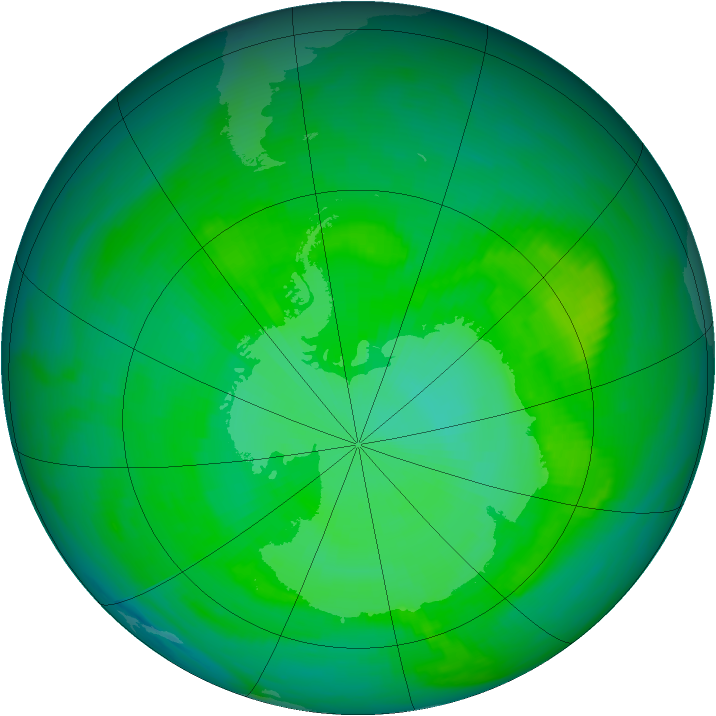 Ozone Map 1981-12-14